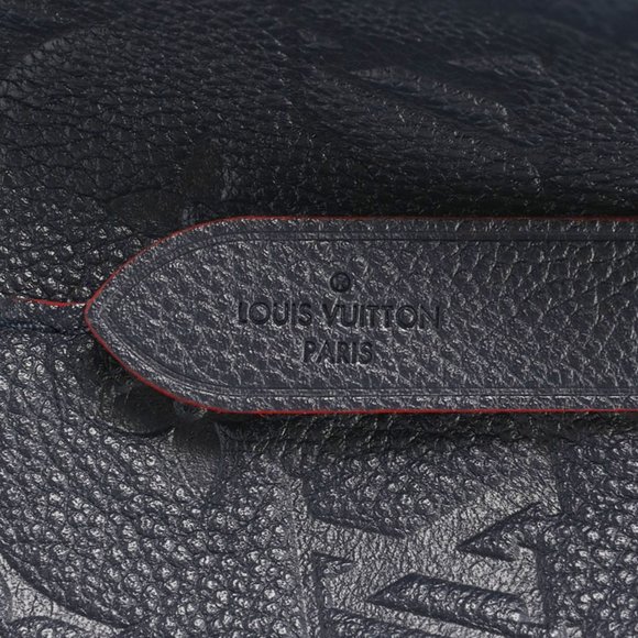 LOUIS VUITTON Monogram Empreinte Neo Noe Marine Rouge M45306 Women's Leather ... - Picture 11 of 12